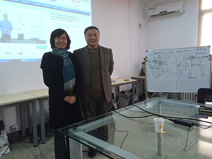 2016年1月FDT组织主席谭海玲女士访问北京澳门太阳游戏网站